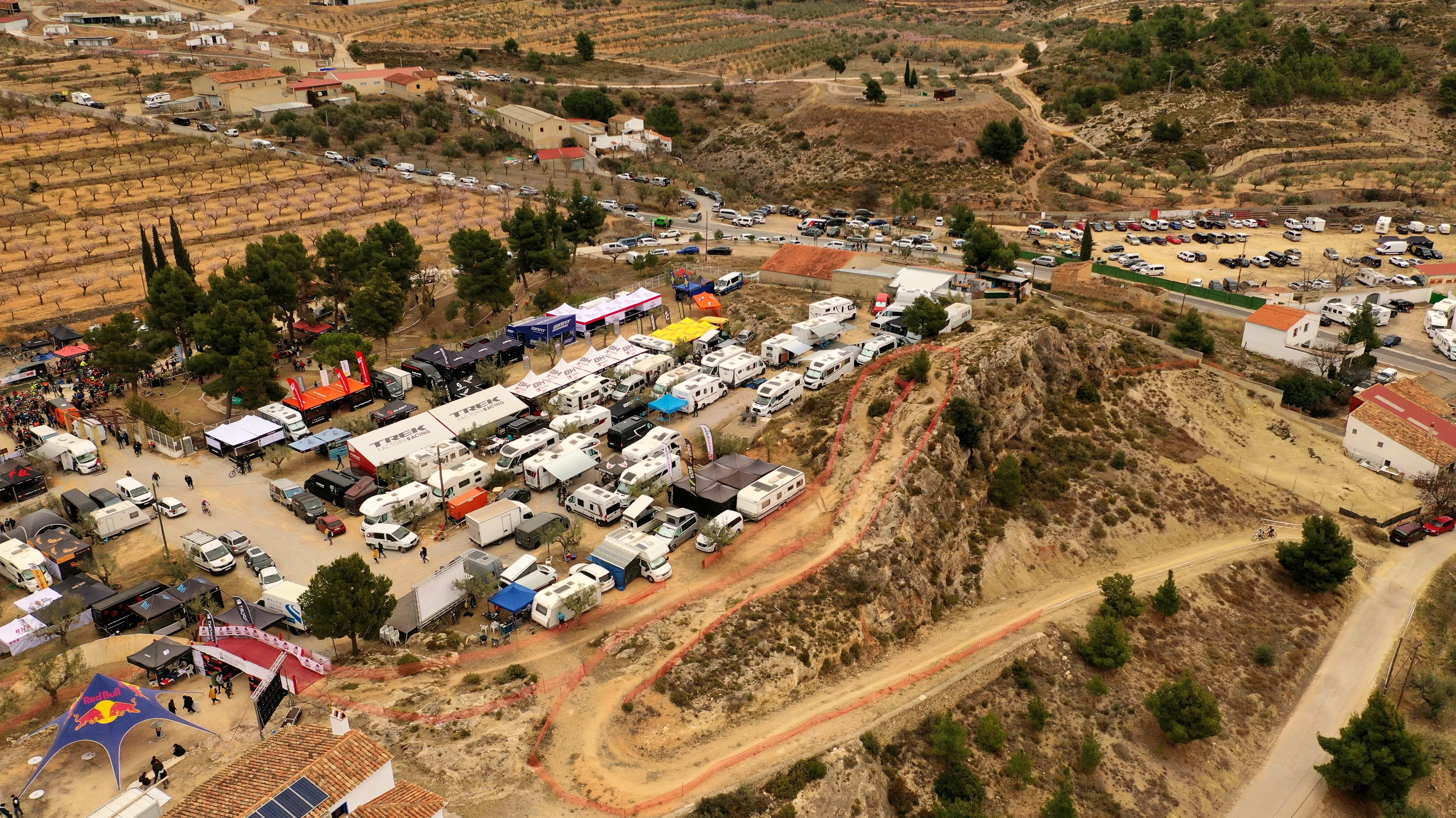 Dronde fotograf&iacute;a deportiva